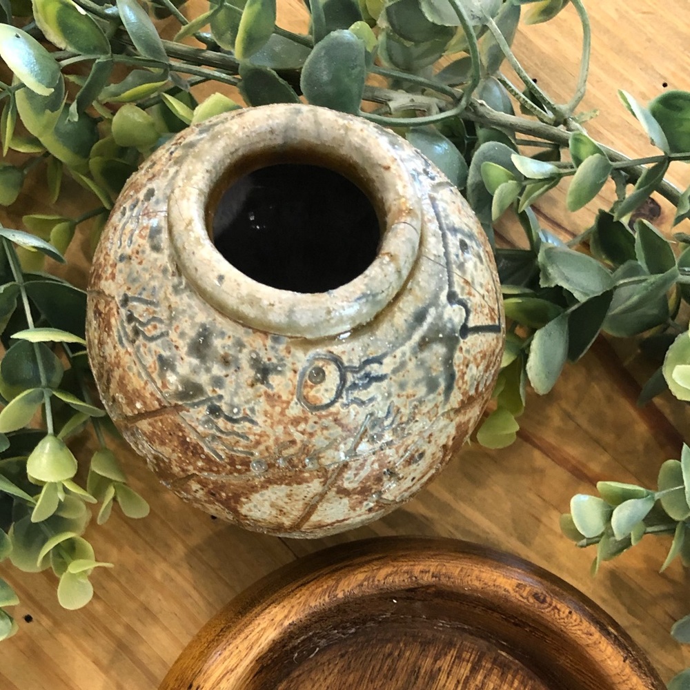 Unique Handmade Clay Pot